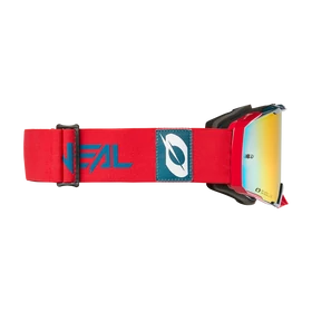 ONeal B33 Ictus zárt szemüveg piros tükrös lencsével - RideShop.hu