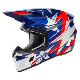 ONeal 3Series Ride motocross sisak kék-piros - RideShop.hu