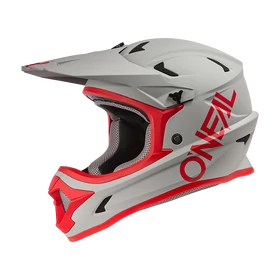 ONeal Sonus Solid kerékpáros sisak matt szürke-piros - RideShop.hu