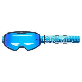 ONeal B10 Striped zárt szemüveg kék tükrös lencsével - RideShop.hu