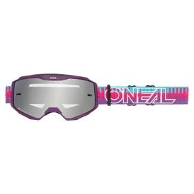 ONeal B10 Striped zárt szemüveg tükrös lencsével pink - RideShop.hu