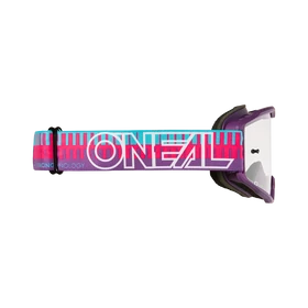 O'Neal B10 Striped zárt szemüveg pink víztiszta lencsével -RideShop.hu