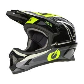 ONeal Sonus Split V23 kerékpár fullface sisak szürke-zöld- RideShop.hu