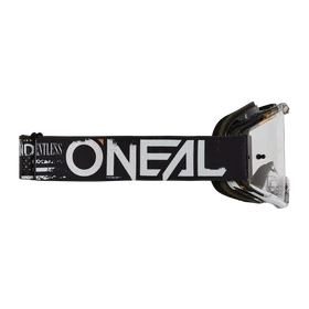 Oneal B10 Attack szemüveg fekete-fehér víztiszta lencsés - RideShop.hu