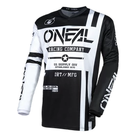 ONeal Element Warhawk hosszú ujjas mez fekete-fehér