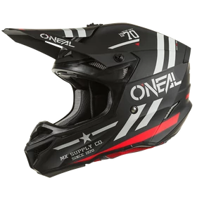 ONeal 5Series Polyacrylite Squadron motocross sisak fekete