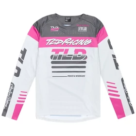Troy Lee Designs Sprint Fifty-50 hosszú ujjú mez fehér-pink - RideShop
