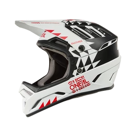 ONeal Backflip Knox kerékpáros fullface sisak fekete-fehér - RideShop