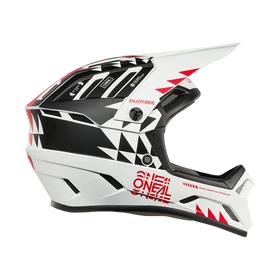 ONeal Backflip Knox kerékpáros fullface sisak fekete-fehér - RideShop