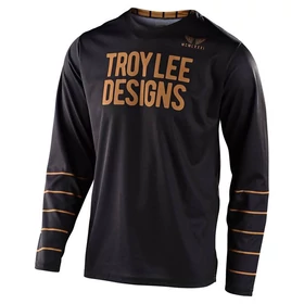 Troy Lee Design GP Pinstripe hosszú ujjas mez fekete-arany
