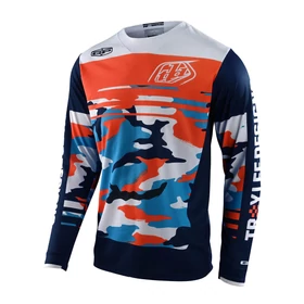 Troy Lee Designs GP Formula Camo mez kék-narancs - RideShop.hu