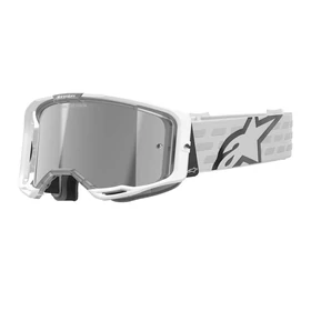 Alpinestars Vision 8 Corp White szemüveg tükrös lencsével - RideShop