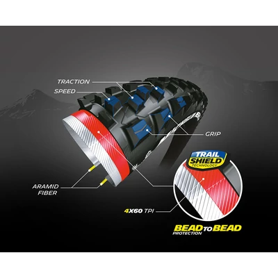MICHELIN KÜLSŐ WILD AM 26X2.25 PERFORMANCE LINE KEVLAR TS TLR (350708) - RideShop.hu