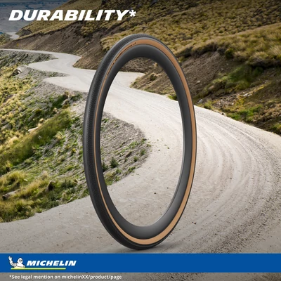 MICHELIN KÜLSŐ POWER ADVENTURE CLASSIC V2 700X30C COMPETITION LINE KEVLAR GUM-X TS TLR (785723) - RideShop.hu