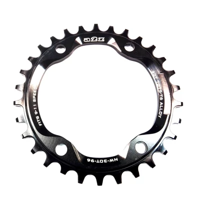 a2Z Narrow Wide (BCD: 96) 4 furatos aszimmetrikus lánctányér [fekete, 30] - RideShop.hu