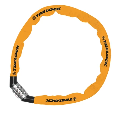 Trelock BC 115 Code számzáras láncos zár [narancs, 60 cm] - RideShop.hu