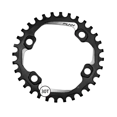 FUNN Solo NW 96 4 furatos aszimmetrikus lánctányér [fekete, 32] - RideShop.hu