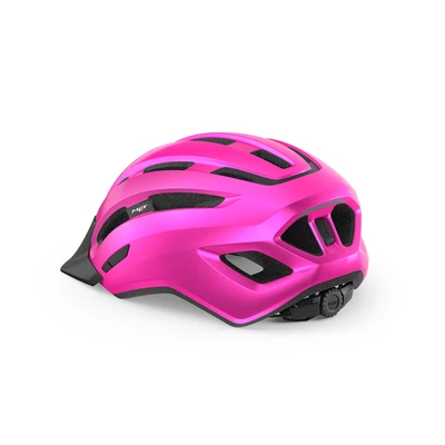 MET Downtown kerékpáros sisak [fényes pink, 52-58 cm (S/M)] - RideShop.hu