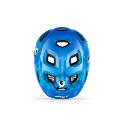 MET Hooray gyermek kerékpáros sisak [kék szörnyes, 52-55 cm (S)] - RideShop.hu
