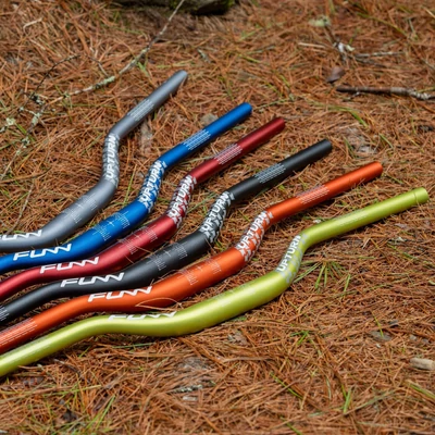 FUNN Upturn 31,8 High Riser hajlított MTB kormány [zöld, 75 mm] - RideShop.hu