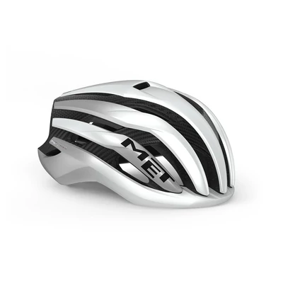 MET Trenta 3K Carbon Mips® kerékpáros sisak [fehér-ezüst, 56-58 cm (M)] - RideShop.hu