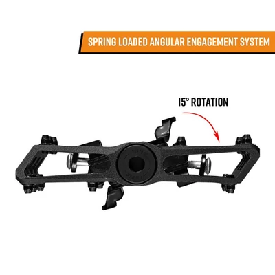 FUNN Ripper2 keretes kétoldalas SPD patentpedál [fekete] - RideShop.hu