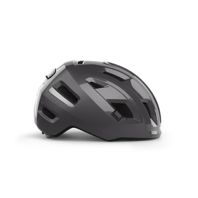 MET E-Mob kerékpáros sisak [fényes sötét szürke, 58-61 cm (L)] - RideShop.hu