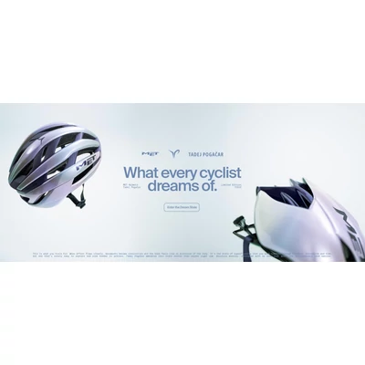 MET New Trenta 3K Carbon Mips Tadej Pogacar Limited Edition kerékpáros sisak [fehér, 56-58 cm (M)] - RideShop.hu