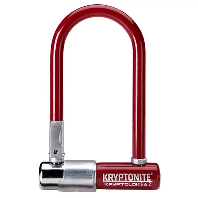 Kryptonite Kryptolok-2 Mini-7 kulcsos U-lakat [bordó] - RideShop.hu