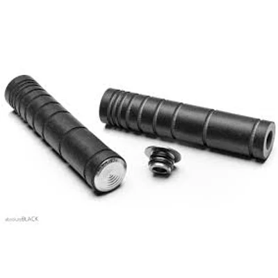 absoluteBlack MTB  markolat két komponensű + alu végdugó fekete/szürke - RideShop.hu