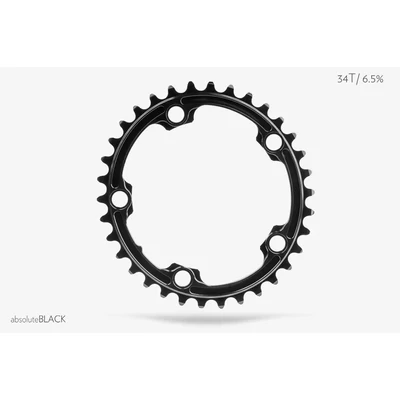 absoluteBlack Lánckerék Országúti OVAL 110BCD 5 lyukas fekete 34T - RideShop.hu