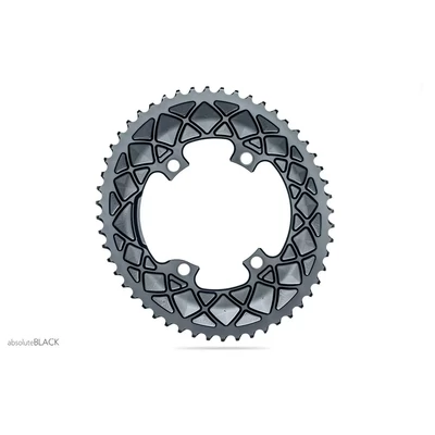 absoluteBlack Lánckerék Országúti OVAL 110BCD asszim Shimano 9100/8000 4 lyukas szürke 50T - RideShop.hu