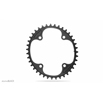 absoluteBlack Lánckerék Országúti OVAL Campagnolo fekete 145/112BCD 4 lyukas 39T - RideShop.hu