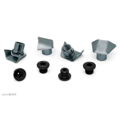 absoluteBlack Országúti  lánctányér csavar szett + takaró Ultegra 6800 szürke - RideShop.hu