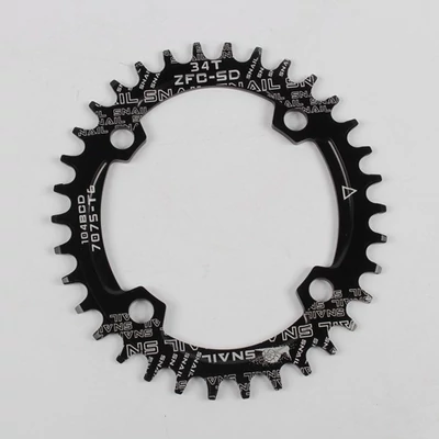 LÁNCKERÉK SPYR SPEED 104/34 OVAL ALU BLK