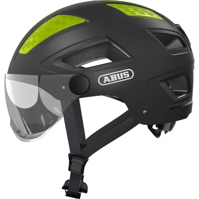 ABUS kerékpáros városi sisak Hyban 2.0 ACE, ABS, beépített átlátszó szemüveggel, titan, M (52-58 cm) ABUS kerékpáros városi sisak Hyban 2.0 ACE, ABS, beépített átlátszó szemüveggel, titan, M (52-58 cm)