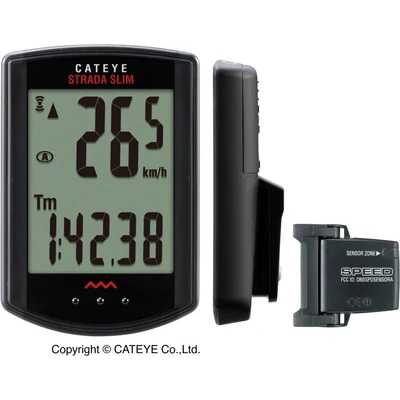 COMPUTER CATEYE STRADA SLIM - 8FUNK WIRELESS FEKETE{2/4-10/10}