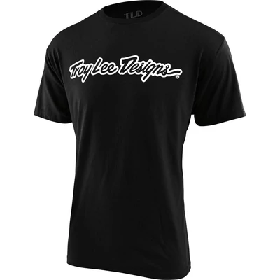 Troy Lee Designs Signature póló fekete - RideShop.hu