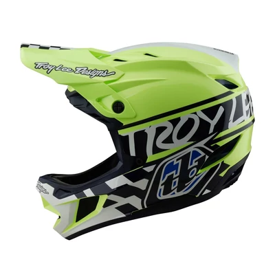 Troy Lee Designs D4 MIPS Fifty-50 Polycrylite kerékpáros bukósisak neon sárga