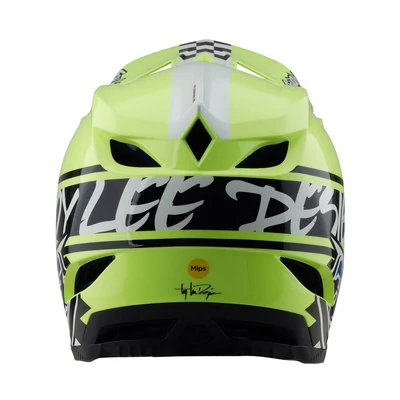 Troy Lee Designs D4 MIPS Fifty-50 Polycrylite kerékpáros bukósisak neon sárga