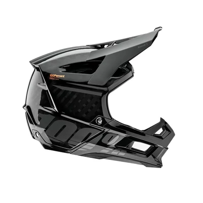 Ride 100% Aircraft 2 Karbon downhill kerékpáros sisak fekete - RideShop.hu