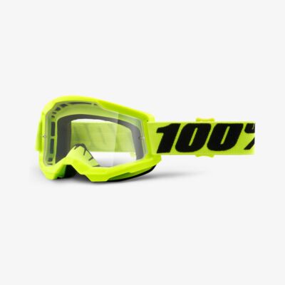 Ride 100% Strata 2 Fluo Yellow zárt szemüveg víztiszta lencse RideShop