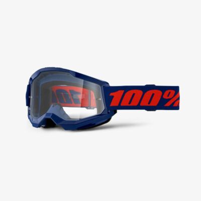 Ride 100% Strata 2 Navy zárt szemüveg víztiszta lencsével - RideShop.hu