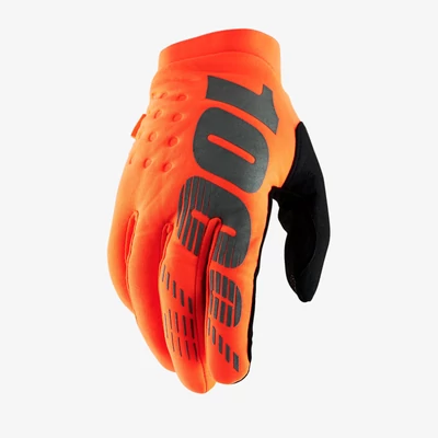 Ride 100% Brisker téli kesztyű neon narancs - RideShop.hu