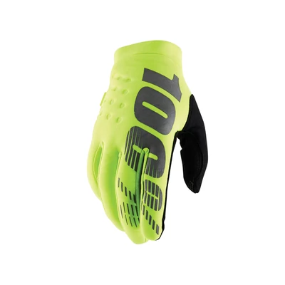 Ride 100% Brisker téli kesztyű neon sárga - RideShop.hu
