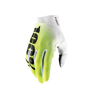 Ride 100% Ridefit Korp kesztyű fehér-sárga - RideShop.hu