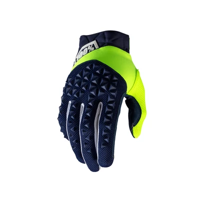 Ride 100% Airmatic kesztyű kék-neon sárga - RideShop.hu