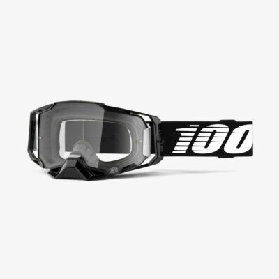 Ride 100% Armega Black zárt szemüveg víztiszta lencsével - RideShop.hu