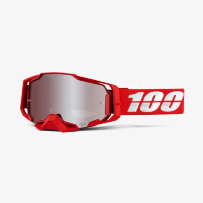 Ride 100% Armega Red zárt szemüveg tükrös lencsével - RideShop.hu