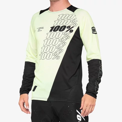 Ride 100% R-Core hosszú ujjas mez fekete-sárga - RideShop.hu